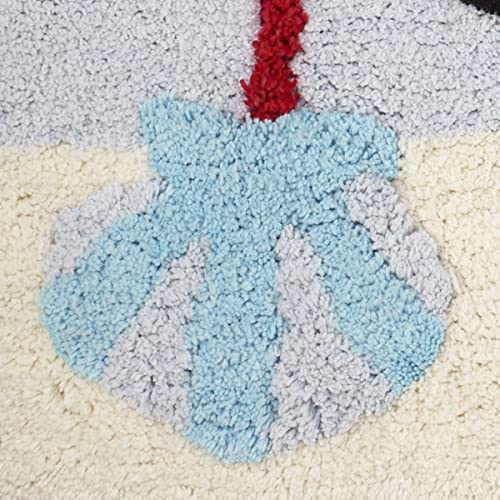 Avanti Linens - Bath Mat, Cotton Rug with Non-Skid Backing, Christmas Inspired Bathroom Accessories (Holiday Collection, Santa)