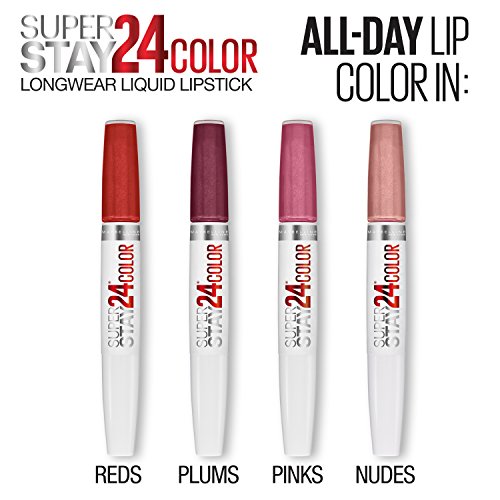 Maybelline Super Stay 24, 2-Step Liquid Lipstick Makeup, Long Lasting Highly Pigmented Color with Moisturizing Balm, Timeless Rose, Pink, 1 Count