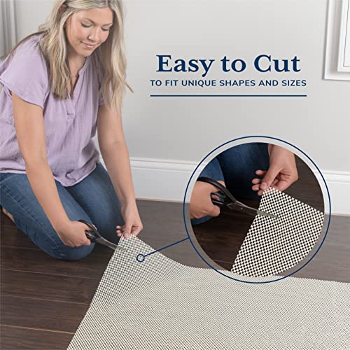 Veken 5x7 Rug Pad Gripper for Hardwood Floors, Non Slip Rug Pads for Area Rugs, Thick Rug Grippers for Tile Floors, Under Carpet Anti Skid Mat, Keep Your Rugs Safe and in Place