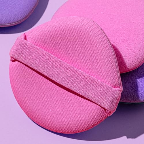 Freeman Blender Bender Makeup Sponge 8 Count Set, For Liquid & Cream Foundation, Precision Makeup Blending Sponges, For Natural, Buildable Coverage, Vegan, Cruelty-Free, & Latex-Free, Pink Sponge