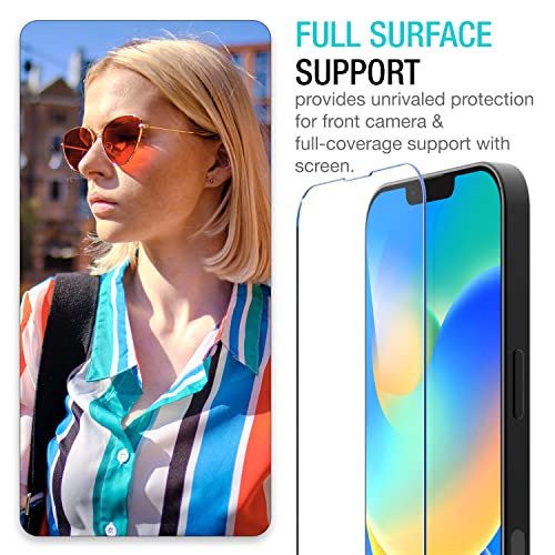 Purity Screen Protector Designed for iPhone 14 Plus 2022 (3 Pack) Tempered Glass Screen Protectors Slim Case Friendly + HD Clarity 9H Hardness Film, 6.7 inch Model 2022