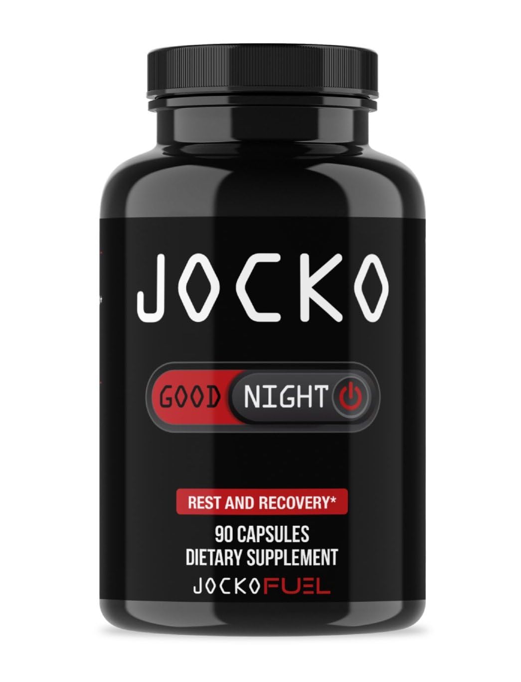 Jocko Fuel Good Night Natural Sleep Aid for Adults - Sleeping Pills for Rest & Recovery, Non-Habit Forming with Magnesium, Lavender & Valerian Root (90 Capsules)