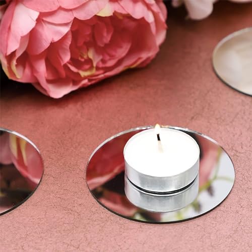 Juvale 50-Pack 3-Inch Small Round Mirrors for Crafts - Wall, Table & Art Decor Essentials