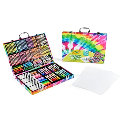 Crayola Inspiration Art Case Coloring Set - Space (140ct), Art Kit For Kids, Toys for Girls & Boys, Art Set, Holiday Gift for Kids [Amazon Exclusive]