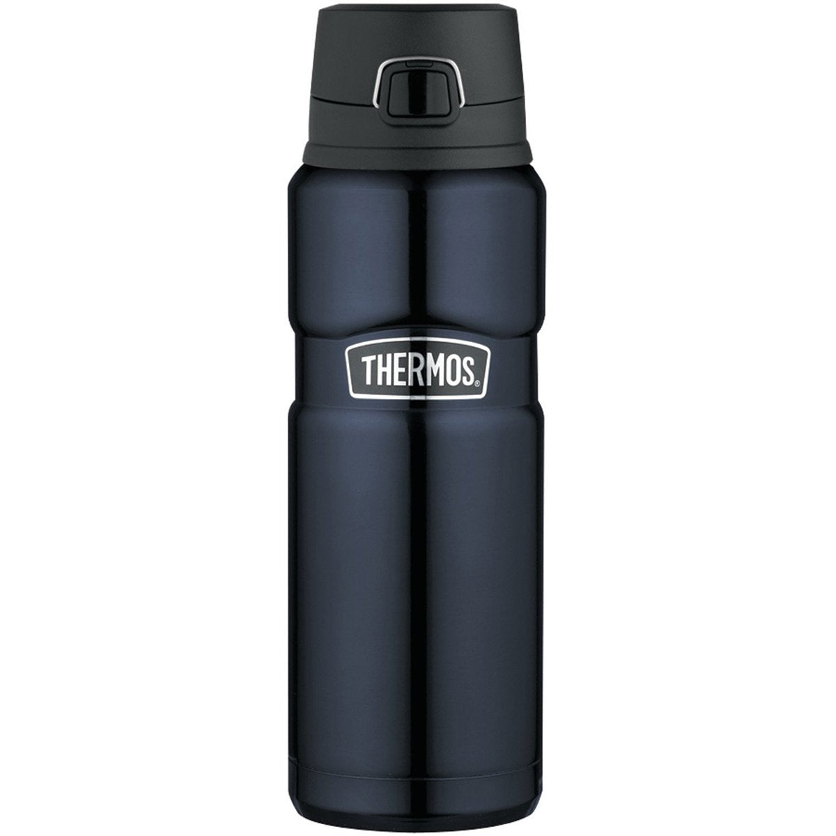 THERMOS Stainless King Vacuum-Insulated Drink Bottle, 24 Ounce, Midnight Blue