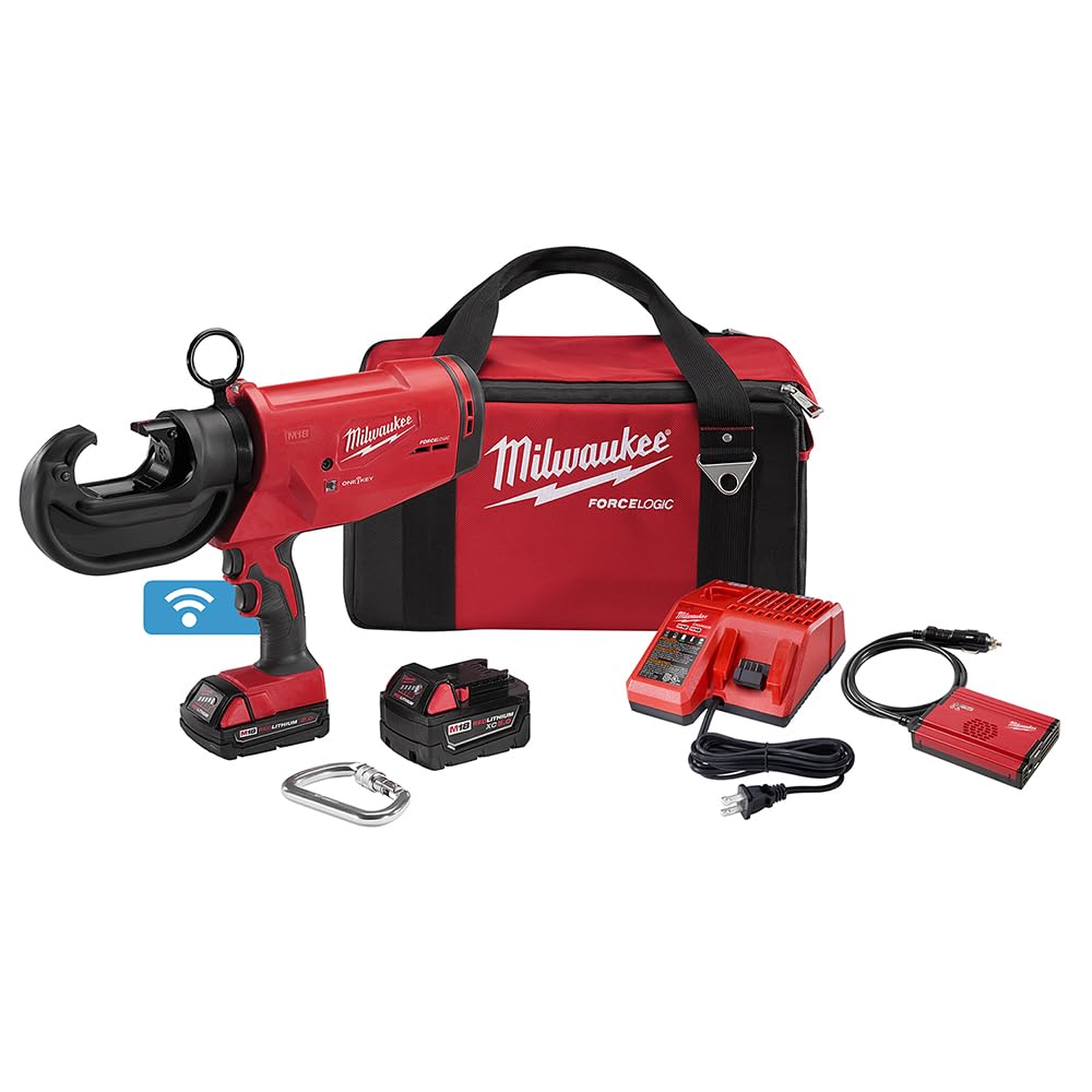 Milwaukee M18 18-Volt Lithium-Ion Cordless FORCE LOGIC 12T Utility Crimper