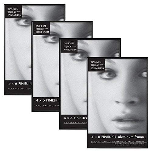 MCS Framatic Fineline Aluminum Frame, Black, 16 x 20 in, Single