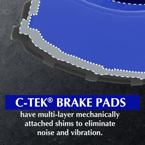 Centric 103.08280 C-Tek Ceramic Automotive Rear Brake Pads for Select Toyota Model Years