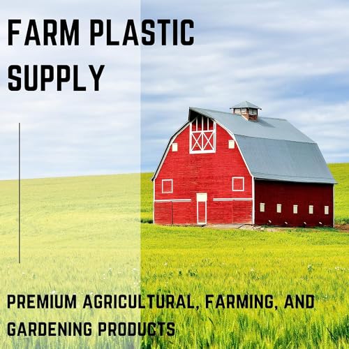 Farm Plastic Supply - Black Plastic Sheeting - 4 mil - (3' x 100') - Black Plastic Tarp, Polyethylene Vapor Barrier Plastic Sheeting, Black Painters Tarp, Roll of Heavy Duty Plastic