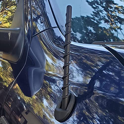 VOFONO 9 Spiral Inch Antenna Fits for 1995-2024 Toyota Tundra Tacoma FJ Cruiser, Toyota Accessories Car Wash Proof Flexible Rubber Copper Tundra Tacoma Antenna Designed for Optimized FM/AM Reception