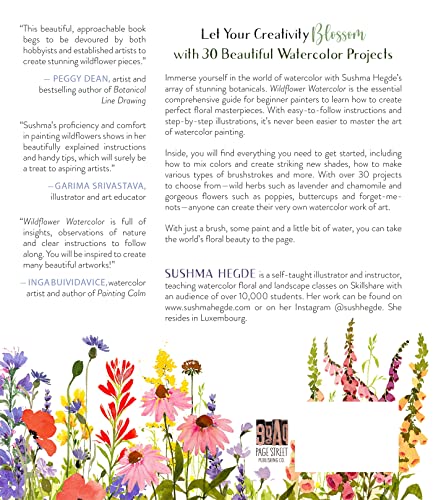 Wildflower Watercolor: The Beginner’s Guide to Painting Beautiful Florals