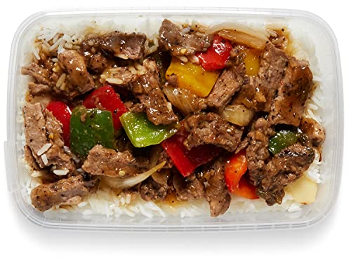 Amazon Kitchen, Black Pepper Beef, Single Serve Meal, 12 oz