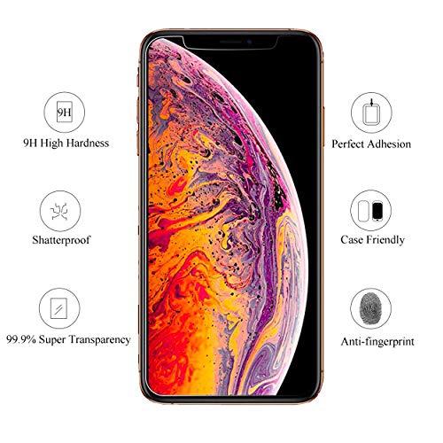 Ailun Privacy Screen Protector for iPhone 11 Pro Max/iPhone Xs Max [6.5 Inch] 2Pack Anti Spy Private Case Friendly Tempered Glass