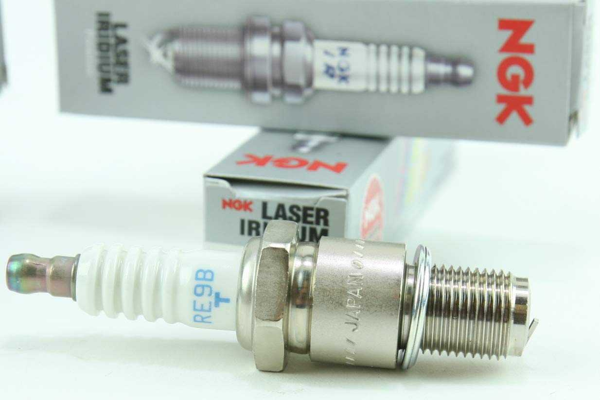 4 New NGK Laser Iridium Racing Spark Plugs RE7CL RE9BT Mazda RX-8 1.3 R2