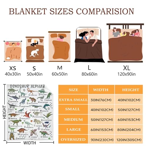 Just A Girl Who Loves Dinosaurs4 Blanket for Teen Cute Dinosaur Throw Blanket Gifts for Girls Boys Soft Throws Blankets All Seasons 50×60 Inches for Bed Office