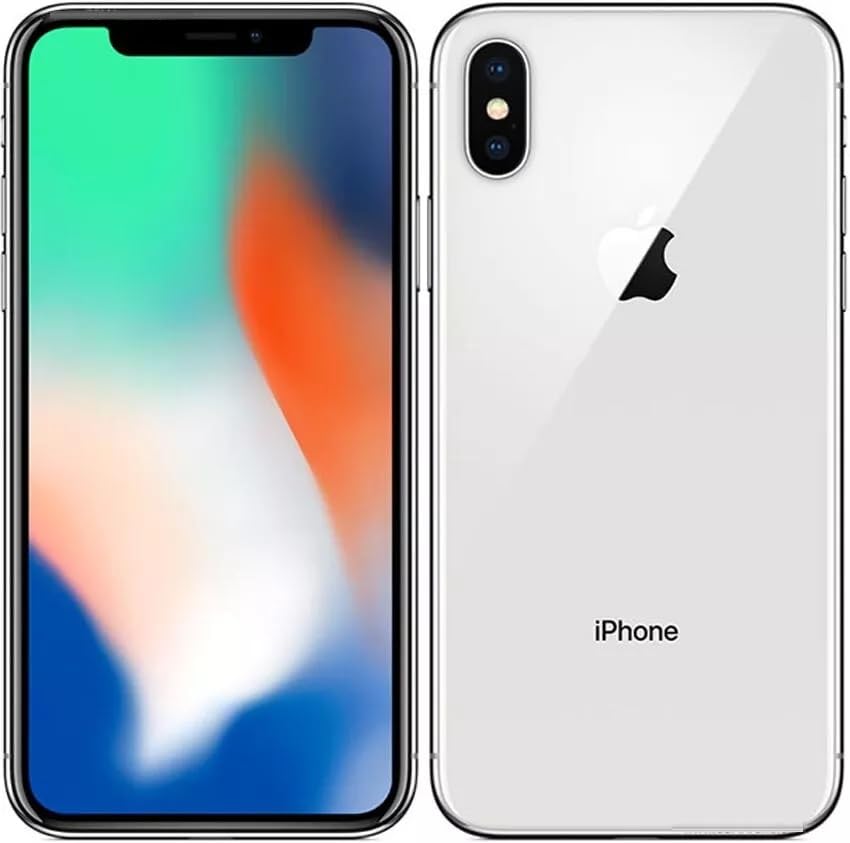 Apple iPhone X, 64GB Unlocked - Silver