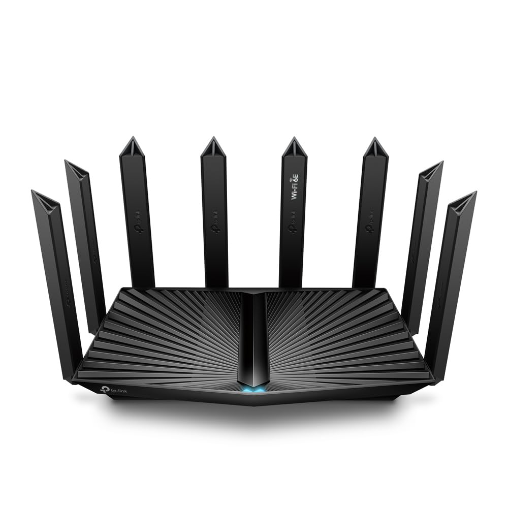 TP-Link - Archer AXE7800 Tri-Band Wi-Fi 6E Router - Black