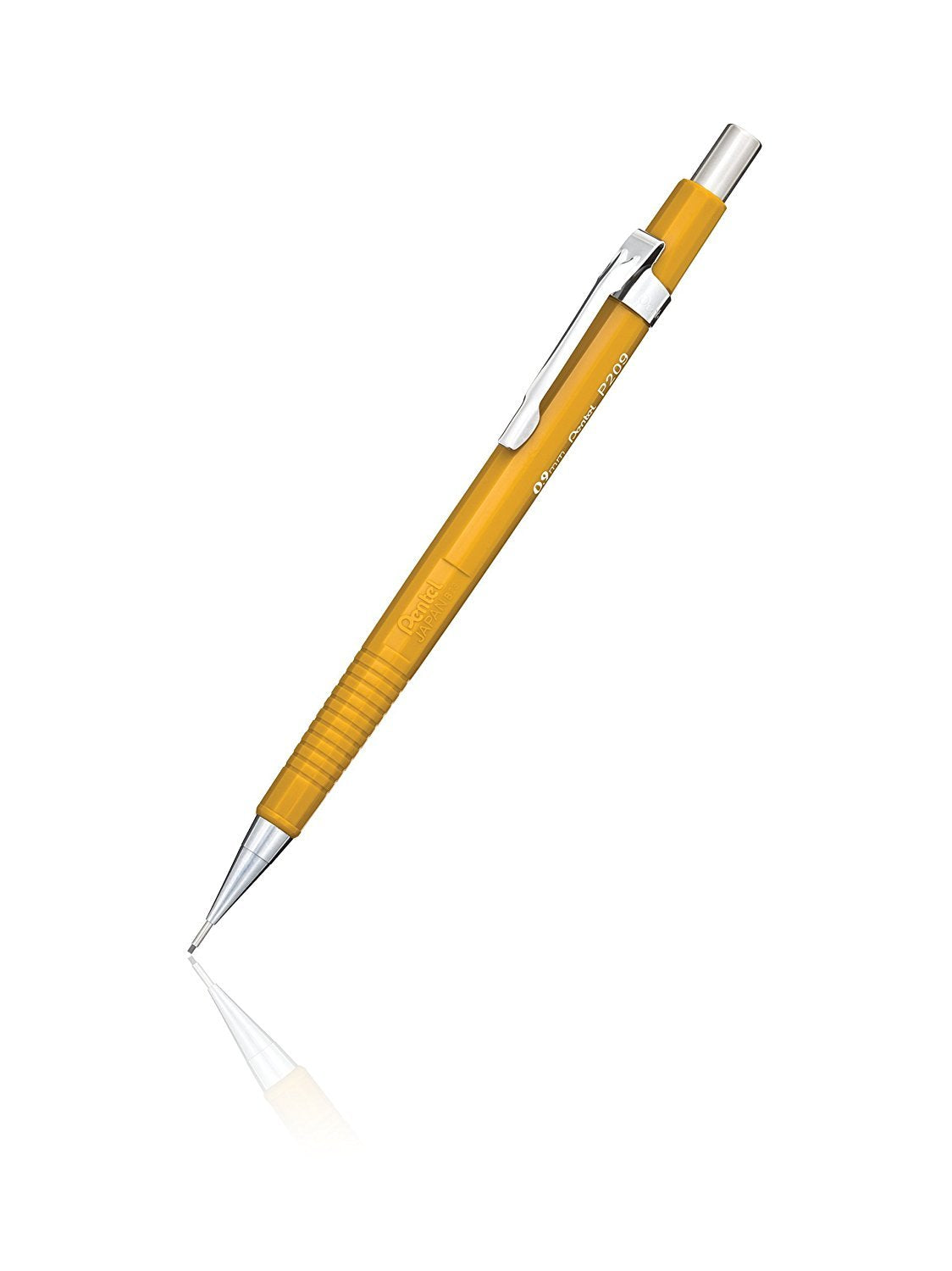 Pentel Sharp Automatic Drafting Pencil, 0.9mm, Yellow, Pack of 6