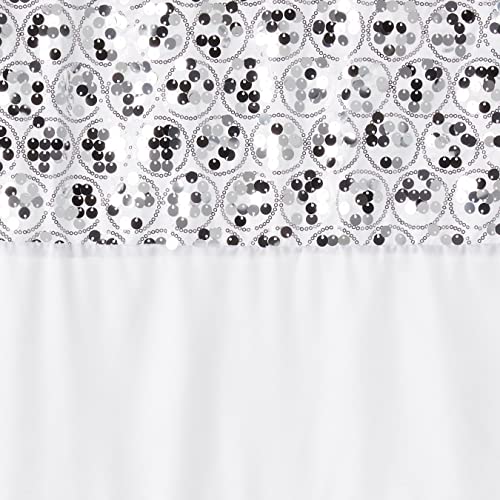 Popular Bath Sinatra White Window Curtain