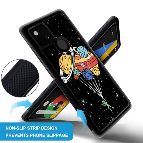 Goodsprout Compatible with iPhone Xs Max Case Alien Balloon Solar System Graphic for Girls,Picture Pattern Design Shockproof Anti-Scratch Hard PC Back Case for iPhone Xs MAX