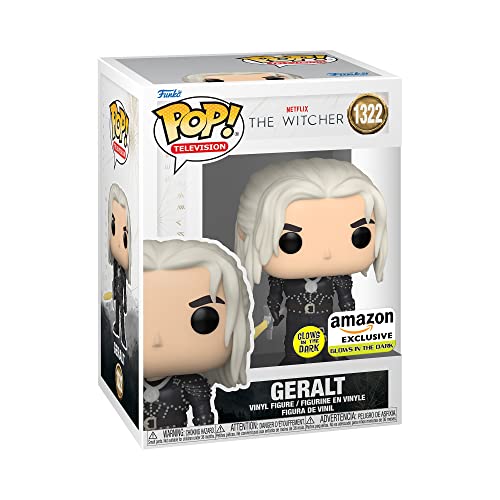 Funko Pop! TV: Netflix - The Witcher, Geralt (Glow in The Dark), Amazon Exclusive