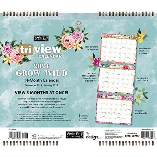 WSBL Grow Wild 2024 Tri-View™ Calendar (24997003501)