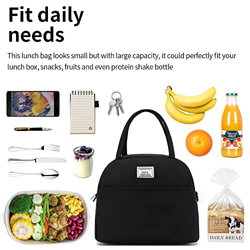 XQXA Lunch Bag Reusable Insulated Cooler Water Resistant Lunch Box Adult Tote Lunch Bag for Women/Men Work Picnic Beach or Travel