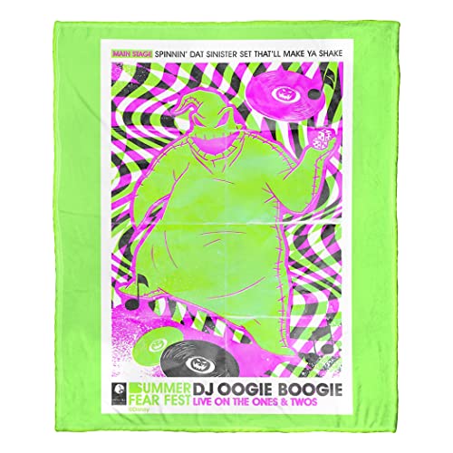 Northwest Nightmare Before Christmas Silk Touch Throw Blanket, 50" x 60", DJ Oogie Boogie