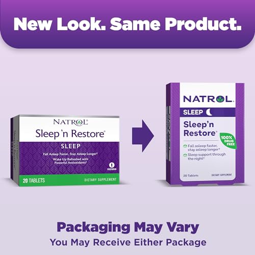 Natrol Sleep N Restore Tablets, 20 Count