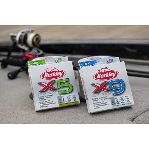 Berkley x9 Braid Superline, Suitable for Freshwater Environments