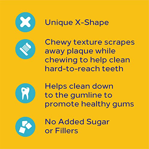 PEDIGREE DENTASTIX Large Dog Dental Treats Original Flavor Dental Bones, 2.08 lb. Value Pack (40 Treats)(Packaging May Vary)