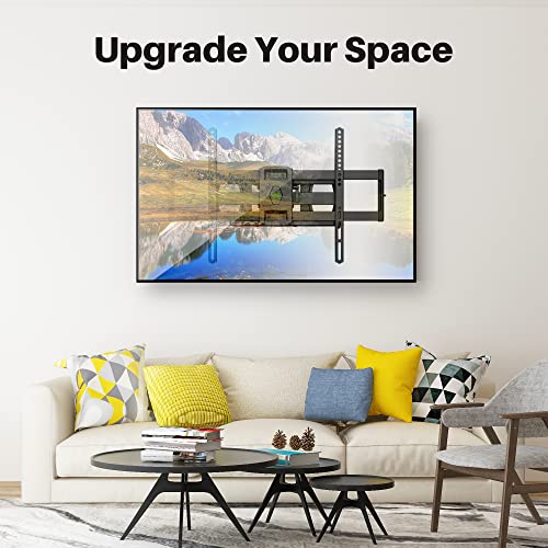 USX MOUNT Fixed TV Wall Mount with Low Profile for Most 26-60 Inch LED, LCD and Flat Screen TVs, TV Mount Bracket with VESA Up to 400x400mm and Weight Capacity 99lbs,and Space Saving TV Bracket