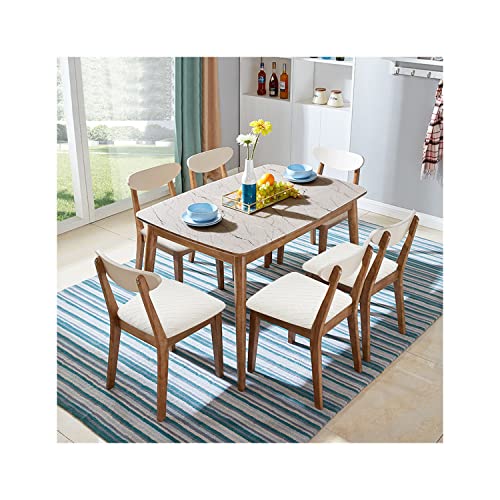 YISUN Chair Seat Covers Set of 6, Pu Leather Waterproof Dining Room Chair Covers, Stretch Chair Cover for Dining Room Chair Protector Slipcover for Kitchen, Hotel (Pu Grey, 6 Sets)