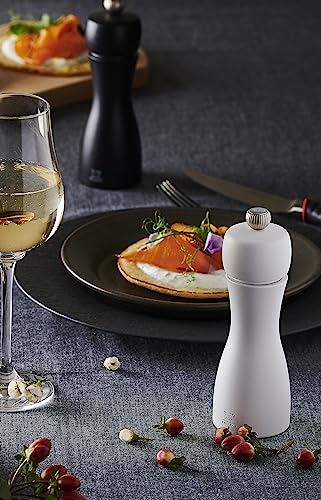 Peugeot 2/24260 Tahiti 6 Inch Black Pepper Mill and White Salt Mill Set