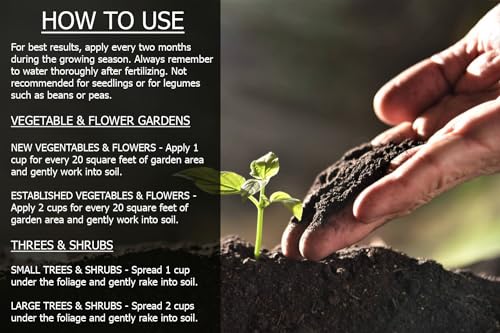 Gardenera Plant Growth Superfood for All Plants with 18 Essential Vitamins & Minerals - Organic Plant Food Fertilizer - Micro-Fungi and Bio-Organisms for All-Purpose Care & Growth Enhancement - 32oz