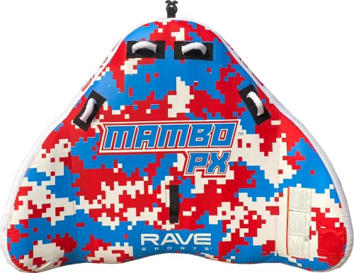 RAVE Sports Mambo Boat Towable Tube - Inflatable Boating Tube for 1-3 Riders