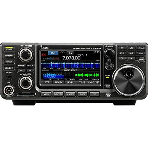 Icom IC-7300 100W HF/50MHz SDR Amateur Radio Transceiver Bundle (2 Items) with Intellitron PS-2228A-MB 28A 13.8VDC Switching Power Supply!!