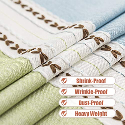 Vonabem Table Cloth Tassel Cotton Linen Table Cover for Kitchen Dinning Wrinkle Free Table Cloths Rectangle/Oblong (58''x70'', 4-6 Seats, Linen and Cotton)