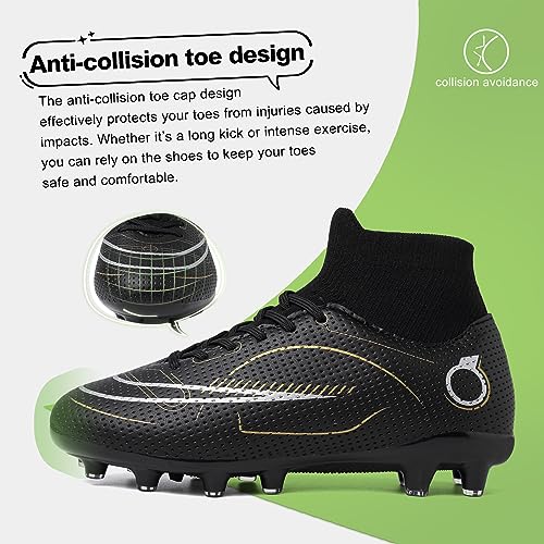 Kids Soccer Cleats Boys Girls Football Cleats Outdoor Soccer Shoes Tacos de Futbol para Hombre High Top Zapatos de Futbol para Hombres Baseball Cleats Professional Turf Football Boots