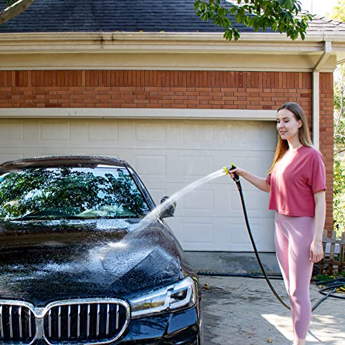 Fevone Garden Hose 3 ft x 5/8", Hose Reel Leader Hose, Lead In Water Hose, Fits Hoses/Pipes of All Replacement/Replaceable Parts, Solid Aluminum Fittings - No Leak