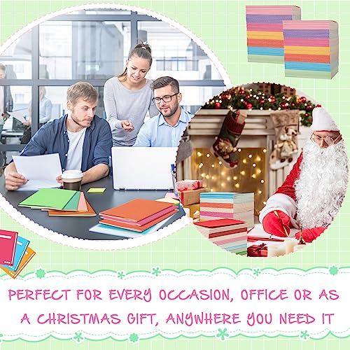 150 Pack A5 Kraft Notebooks 60 Pages Soft Cover Composition Notebooks Bulk Ruled Lined Travel Journals for Travelers, Students, Classroom, Home, Office, School Supplies, 5.8 x 8.3 Inch (Bright Colors)