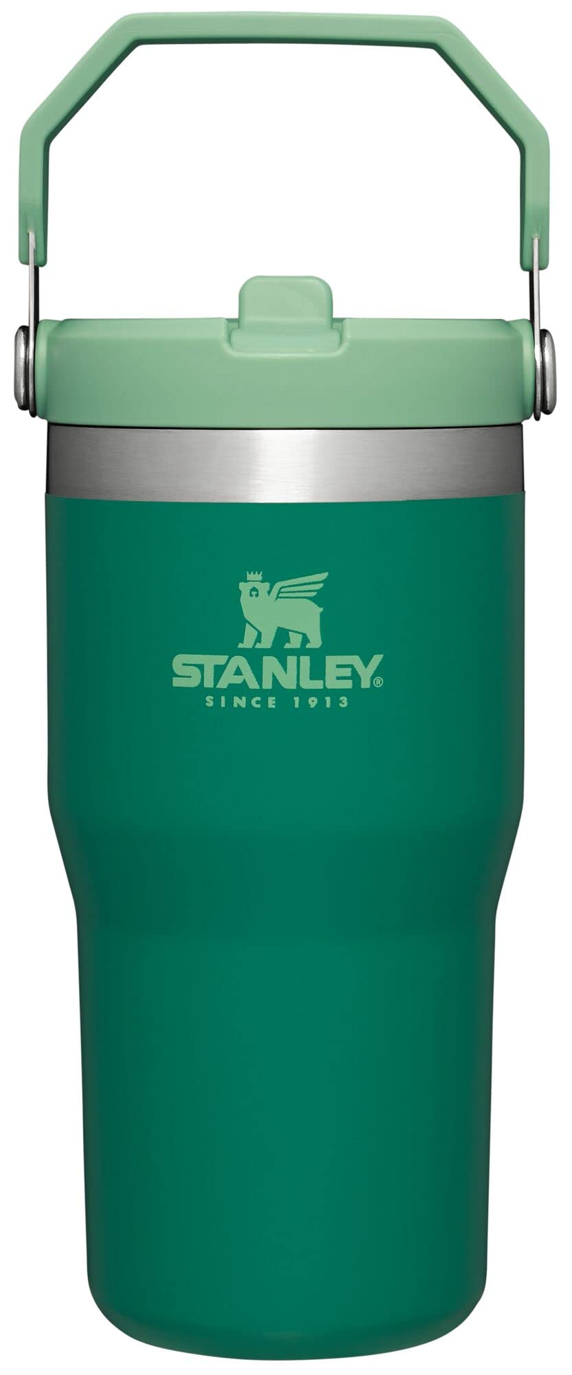 Stanley IceFlow Stainless Steel Tumbler - Vacuum Insulated Water Bottle for Home, Office or Car Reusable Cup with Straw Leak Resistant Flip Cold for 12 Hours or Iced for 2 Days, Alpine, 20OZ