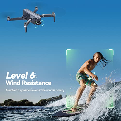 Ruko F11GIM2 Drones with Camera for Adults 4K, 64Mins Flight Time, 2-Axis Gimbal & EIS Anti-shake, 2Miles Video Digital Transmission, GPS Auto-return Professional Quadcopter, Level 6 Wind Resistance