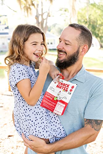 The New Primal Snack Mates Chicken & Apple Sticks, Gluten Free Healthy Snacks for Kids, Low Sugar High Protein Back to School Snacks, Mini Paleo Jerky Meat Stick, 7g Protein, 60 Calories, 10 Pack