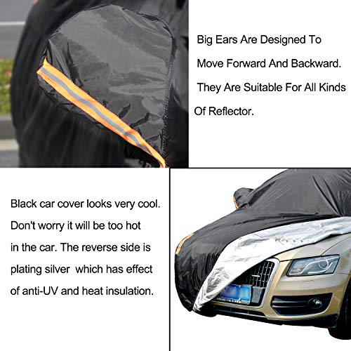 COLOR RAIN TIME UV Protection Car Cover Windproof Dustproof Scratch Resistant Outdoor Universal Full Car Covers for Sedan XXXL