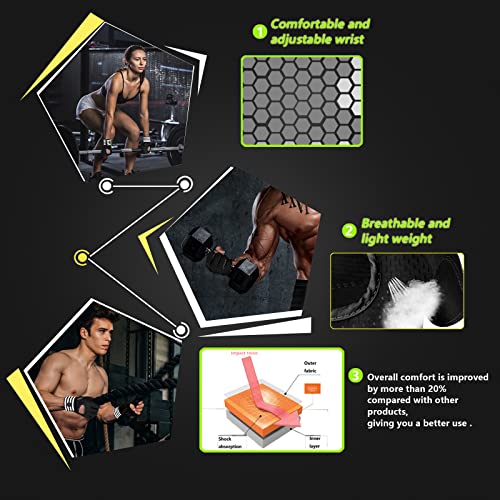 MOREOK Weight Lifting Gym Workout Gloves with Wrist Wrap for Men/Women-[3/4 Finger] [Curved Open Back] Fitness Gloves for Weightlifting,Exercise,Training,Pull ups,Fitness,Rowing B-S