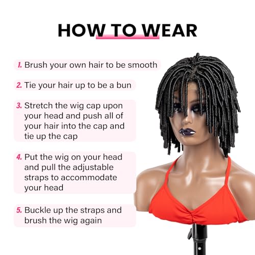 PROTEA Braided Wigs for Black Women, Full Lace Frontal Box Braids Wigs with Baby Hair, Lightweight Synthetic Fully Handmade Braided Wig, 16 Inch #2 Natural Color