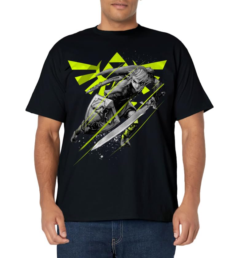 Legend of Zelda Link Neon Green Crest T-Shirt