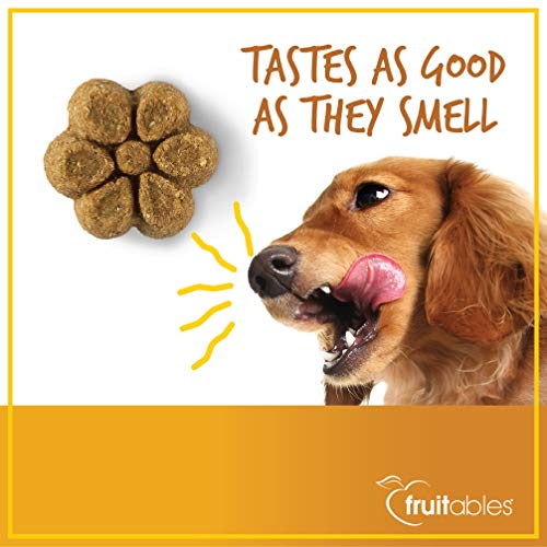 Fruitables Baked Dog Treats Variety 4 Pack - 1 Pumpkin & Apple - 1 Pumpkin & Banana - 1 Pumpkin & Blueberry - 1 Pumpkin & Cranberry - 7 oz Each