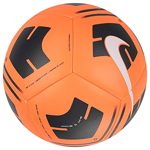 NIKE Unisex's NK Park - Team Recreational Soccer Ball, Orange/Black/(White), 4
